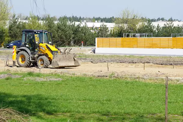 Budowa drogi wzdłóż torów - Palędzie i Dąbrówka