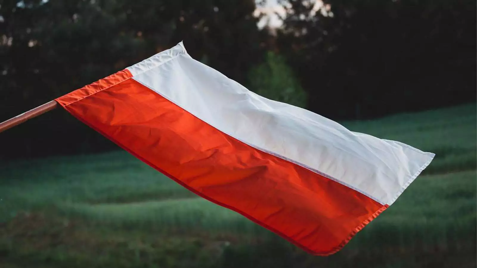 Flaga Polski - slajd