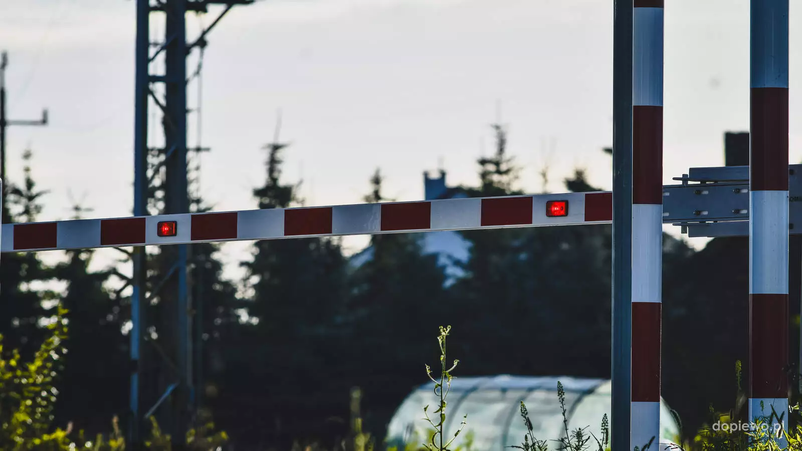 Przejazd kolejowy w Dopiewcu