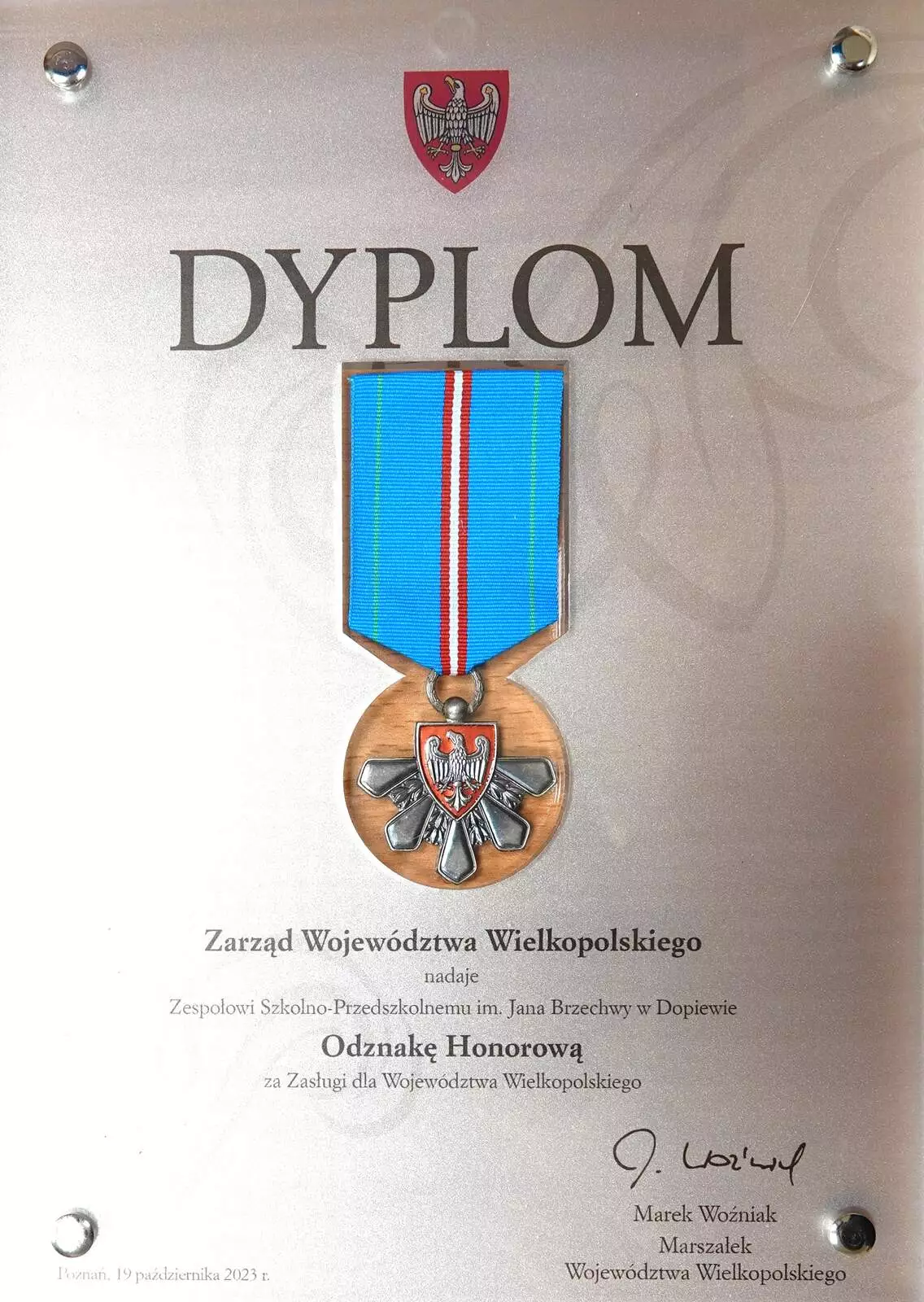 Honorowa Odznaka za Zasługi dla Województwa Wielkopolskiego